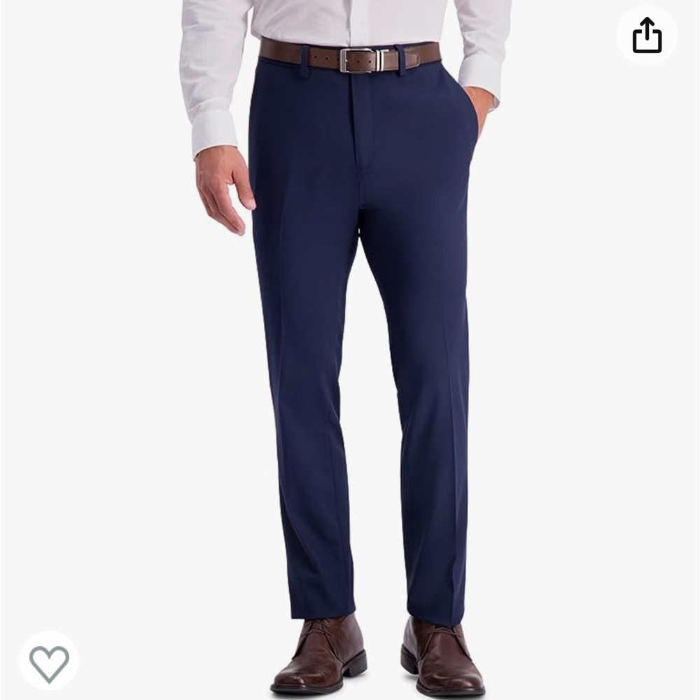 NWT Kenneth Cole Reaction Mens Shadow Check Stretch Slim Fit Dress Pants